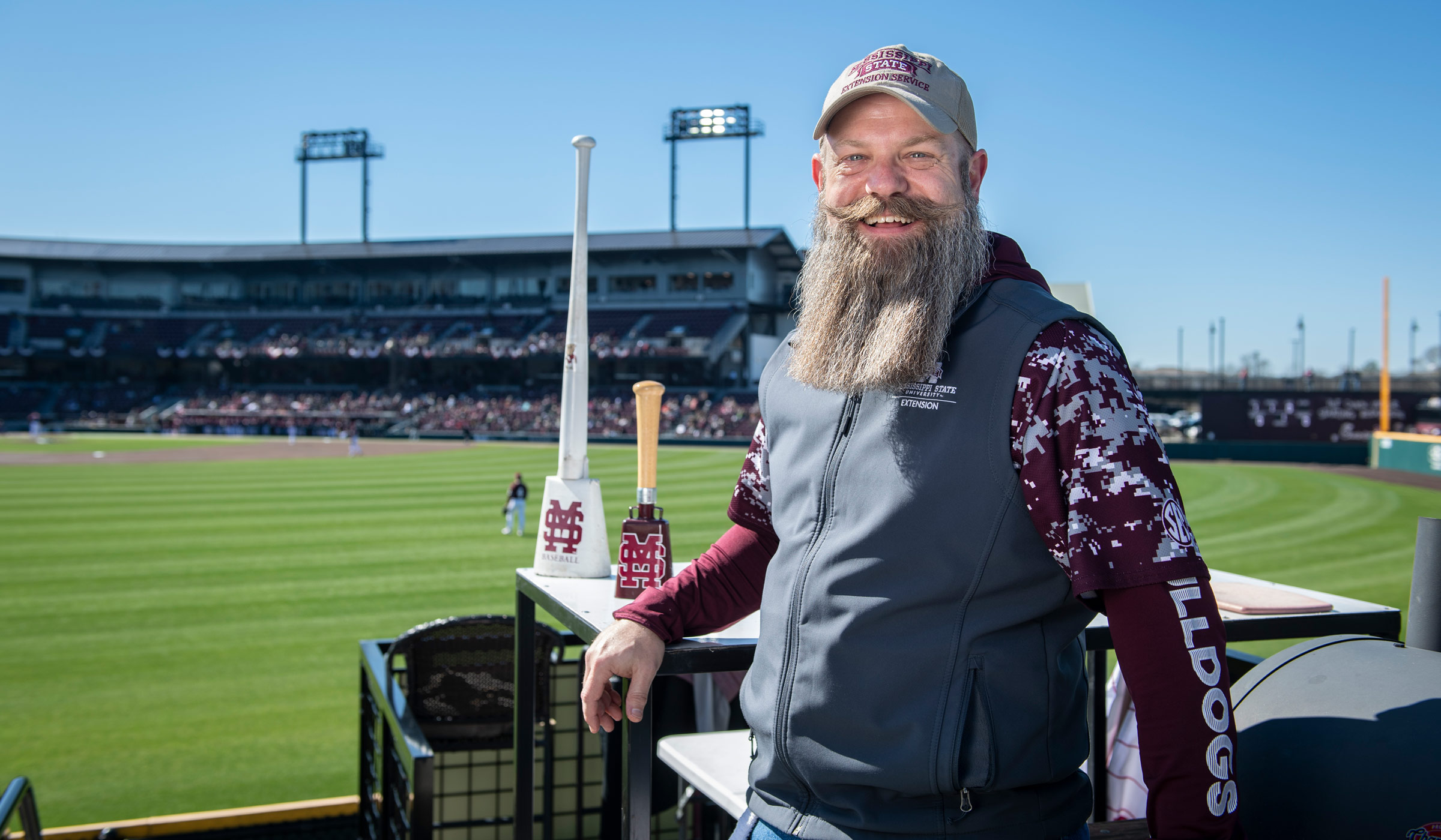 Chad Dacus, pictured during a baseball game at Dudy Noble Field.