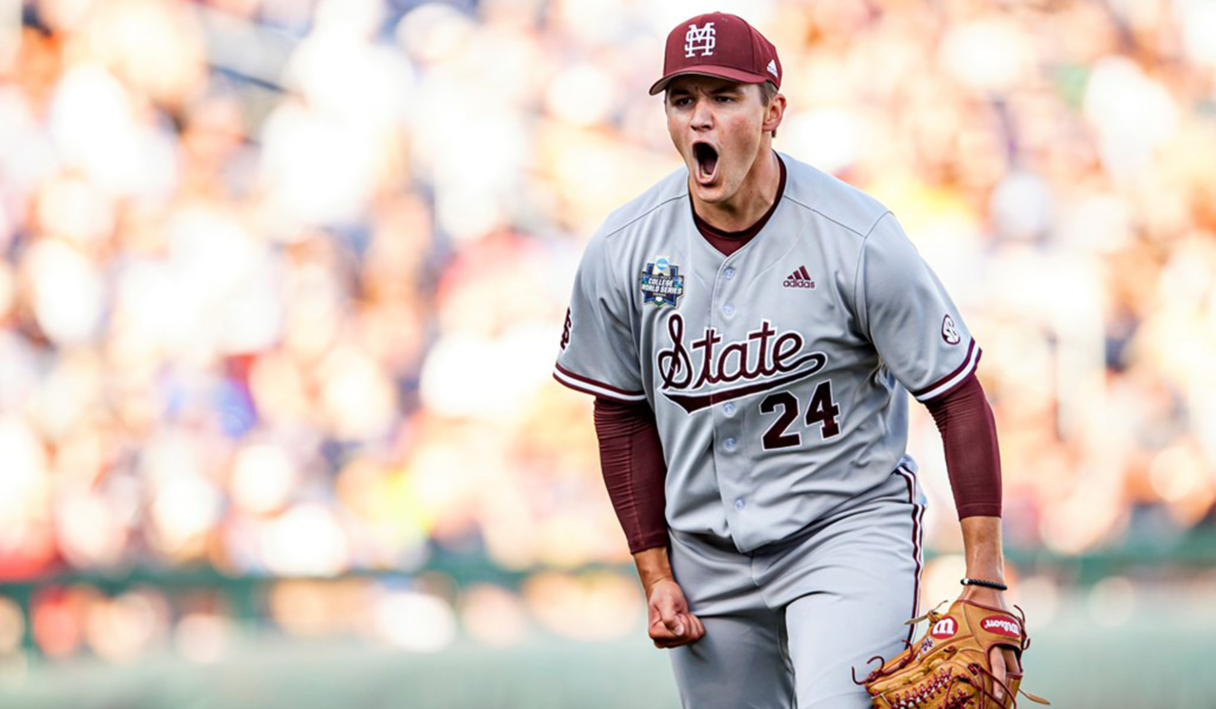 MSU Pitcher Will Bednar (#24) 