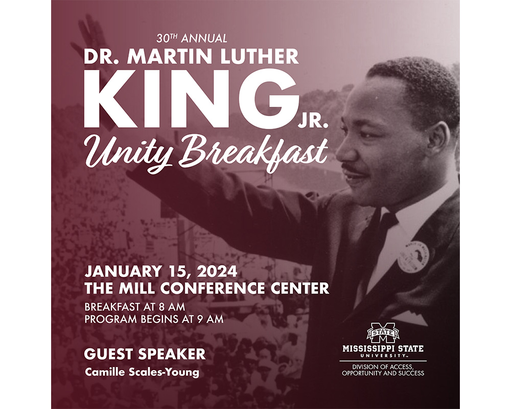 MSU plans MLK Jr. Unity Breakfast, Day of Service | Mississippi State ...