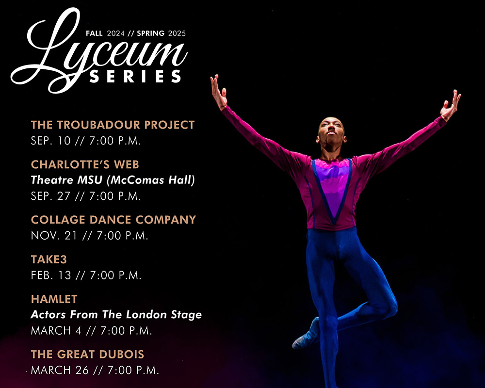 ’70s rock, Shakespeare and dance troupe acts headline MSU Lyceum Series ...