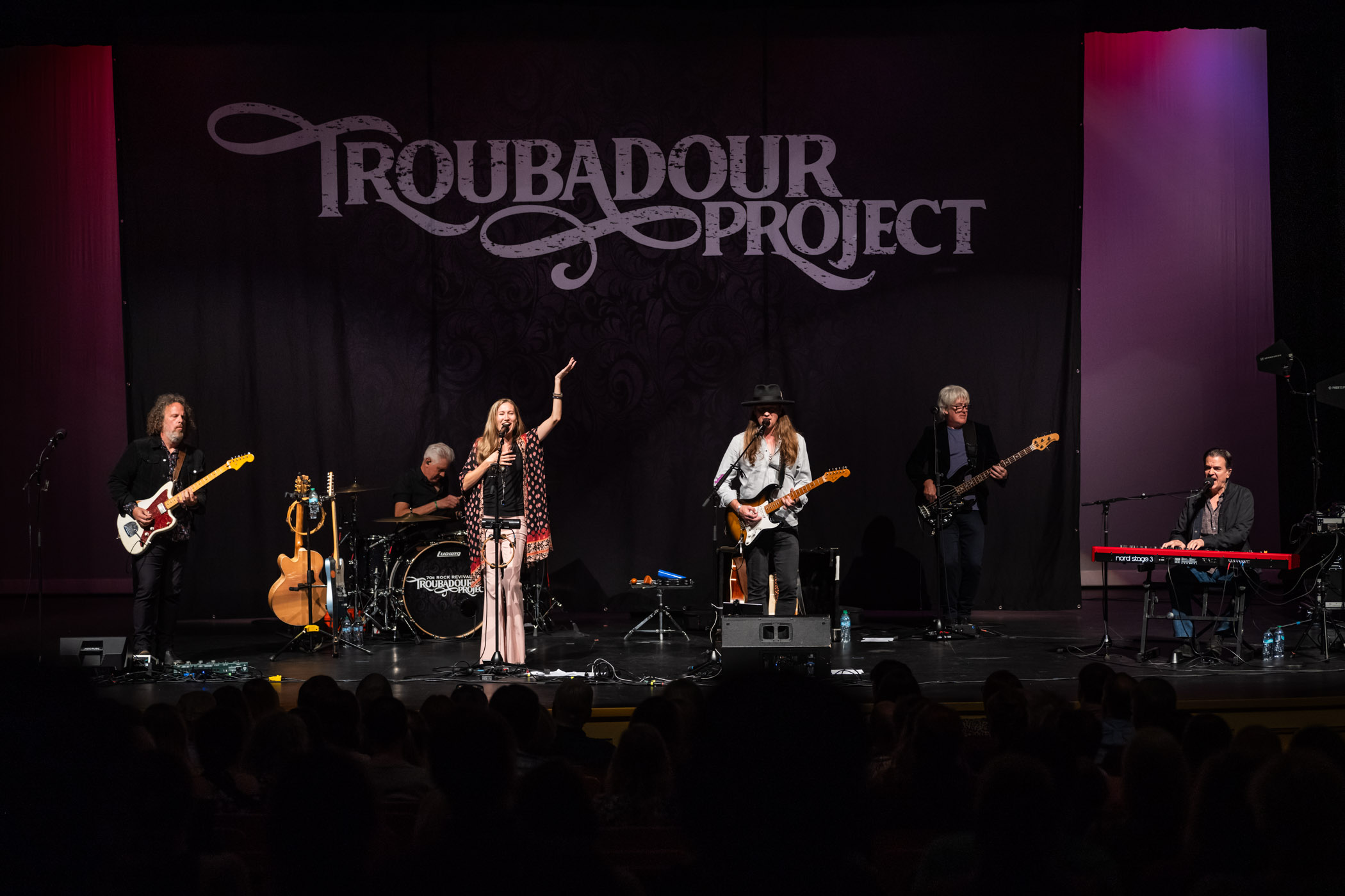 Live music fans step back in time to the golden era of rock &#039;n&#039; roll with an electrifying performance by the Troubadour Project  [Sep 10.] Hosted by MSU&#039;s Lyceum Series, the 70&#039;s rock tribute band showcased the iconic sounds of Fleetwood Mac, Queen, Led Zeppelin, ELO, Peter Frampton, Supertramp, The Eagles and more.