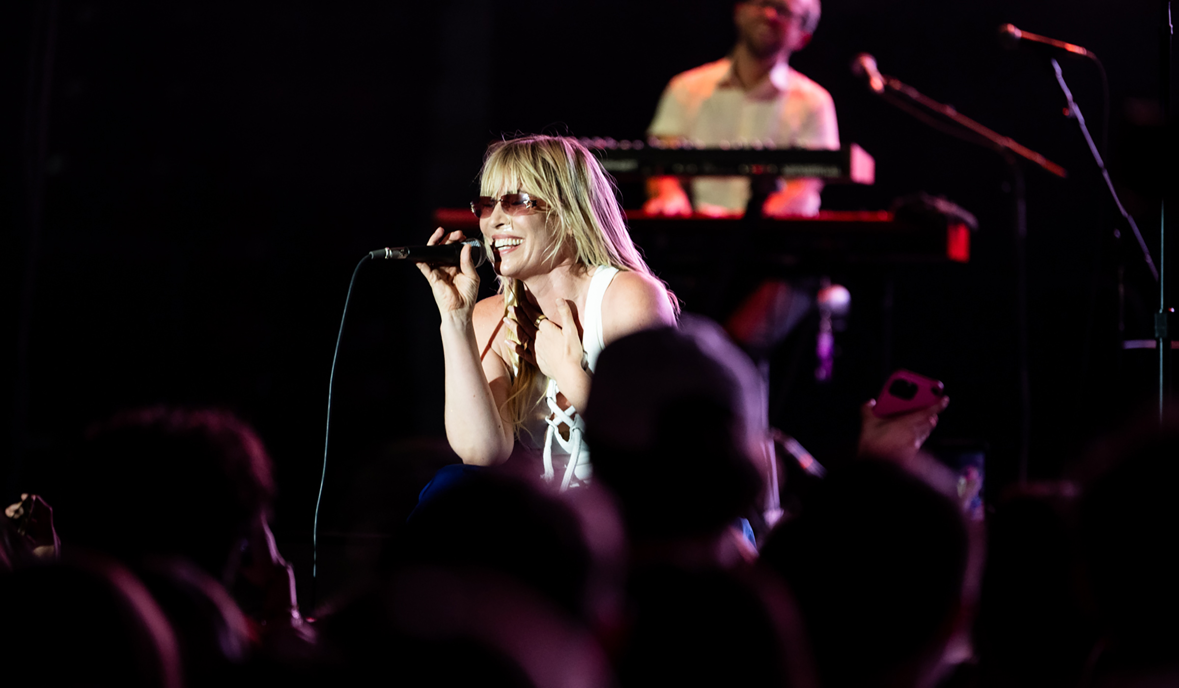 Pop singer Natahsa Bettingfield, this year&#039;s Bulldog Bash headliner, took the stage at Humphrey Collesium on Friday [Oct. 3].