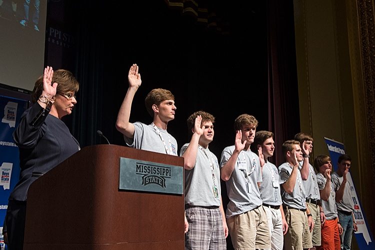 Swearing In Boys State