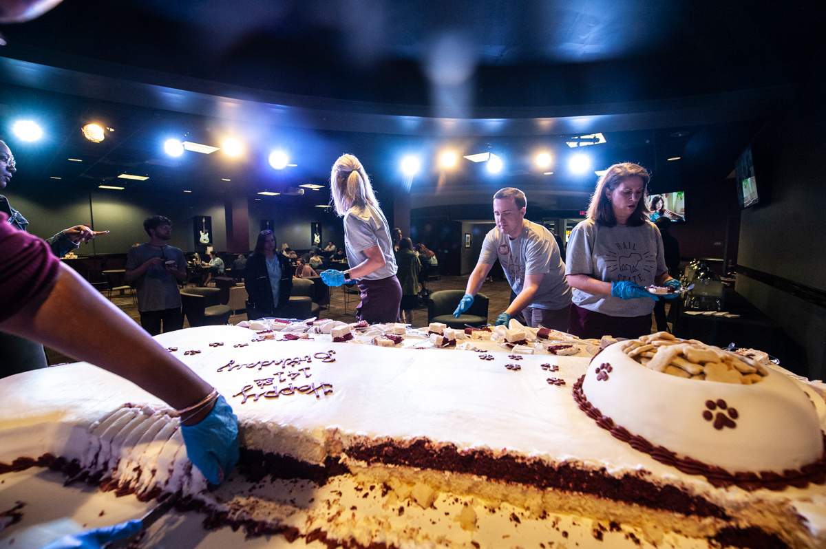 Mississippi State University celebrates its 141st Birthday at the Dawg House in the Colvard Student Union.