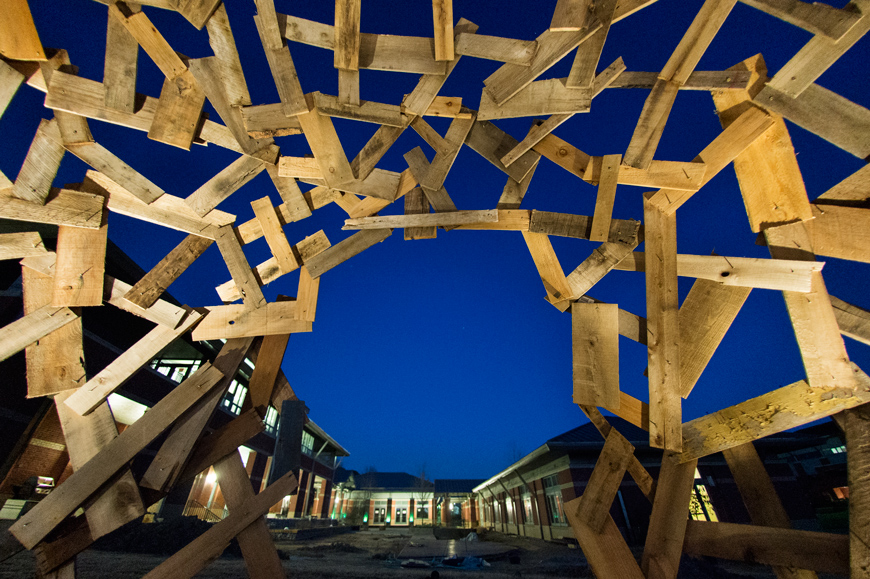 Landscape Architecture Pallet Dome Sculpture