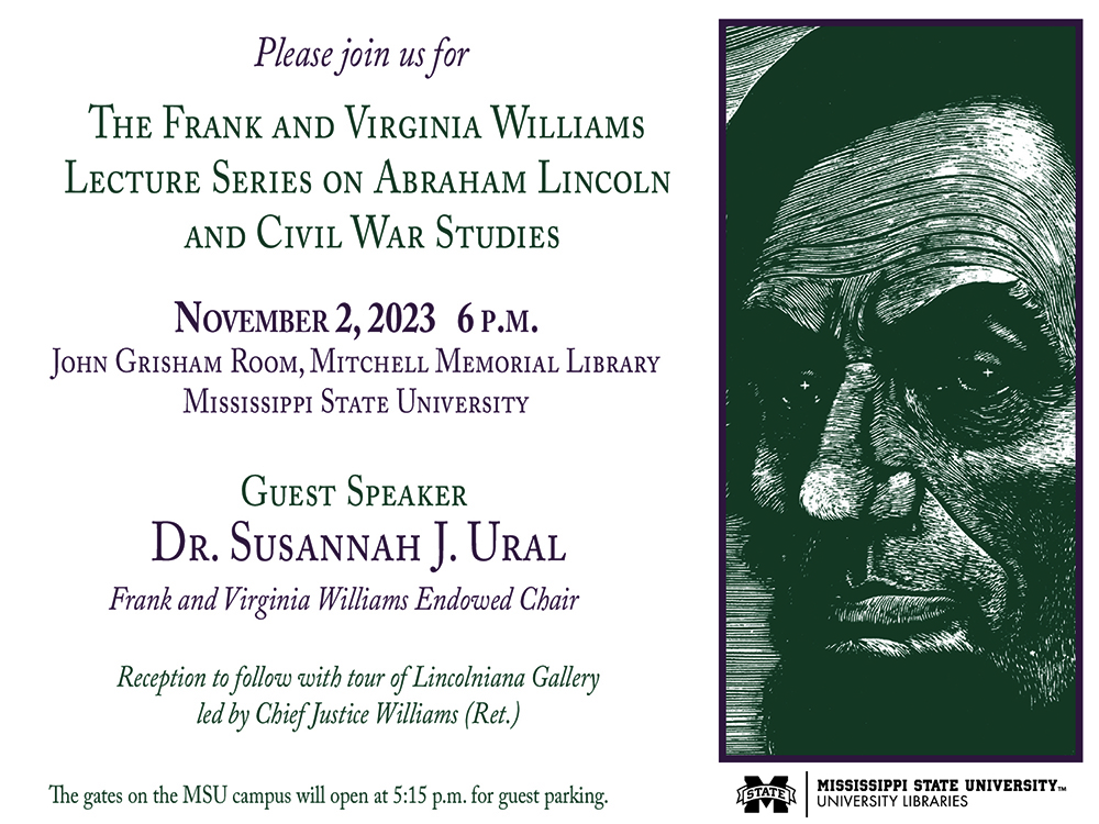 2023 Williams Lecture Series featuring Susannah Ural
