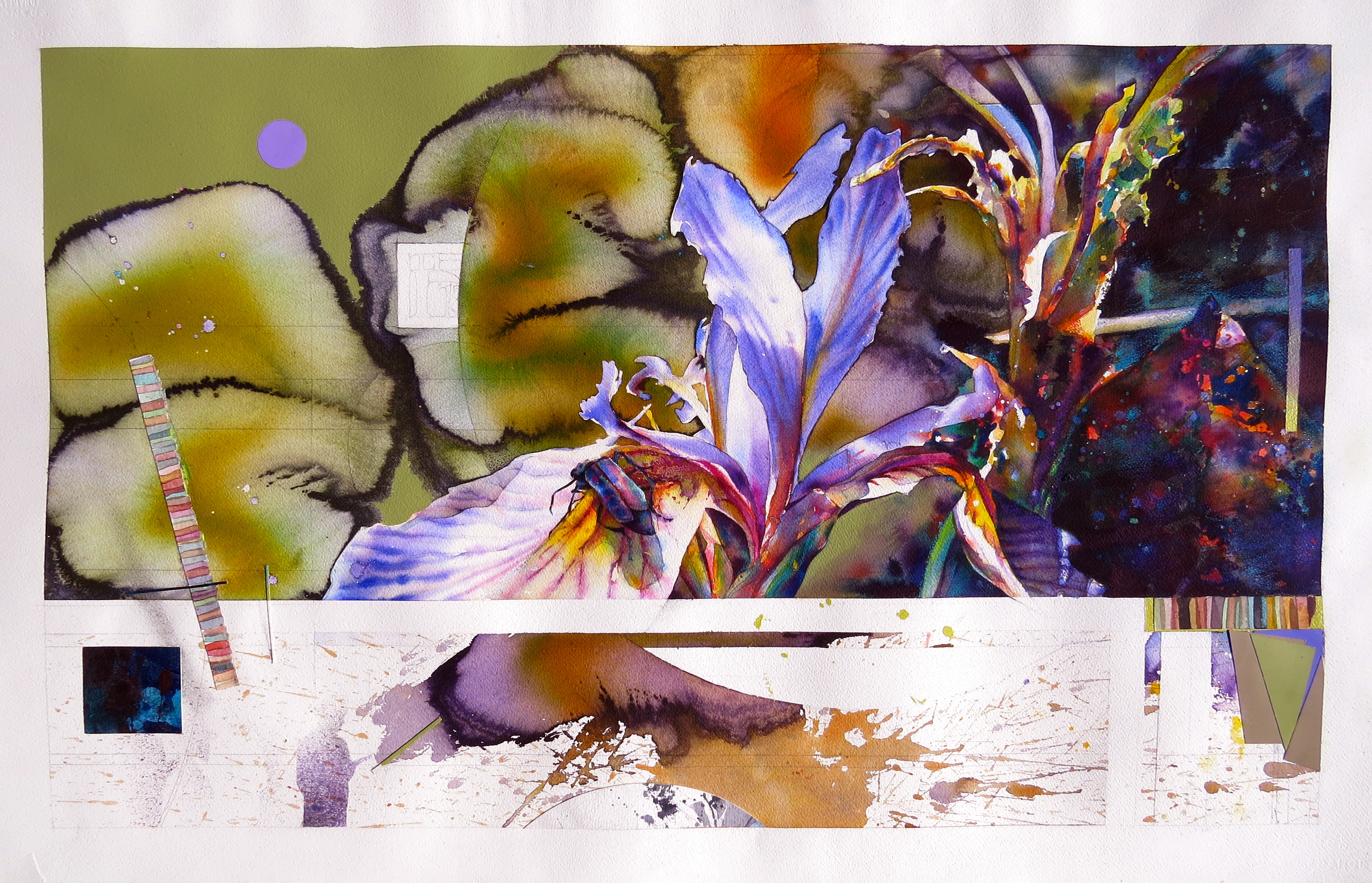 "Infusion" by MSU art professor Brent Funderburk recently was honored by the International Society of Acrylic Painters.