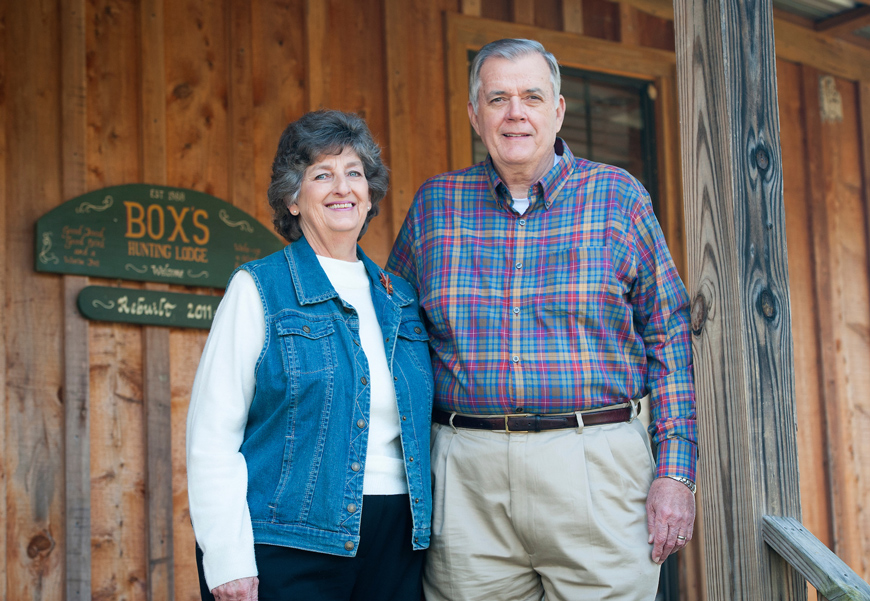 Florence and Larry Box (Photo by Russ Houston)