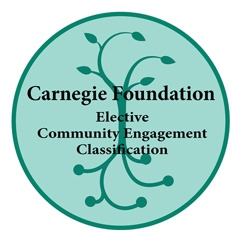 Carnegie seal logo in green with a tree