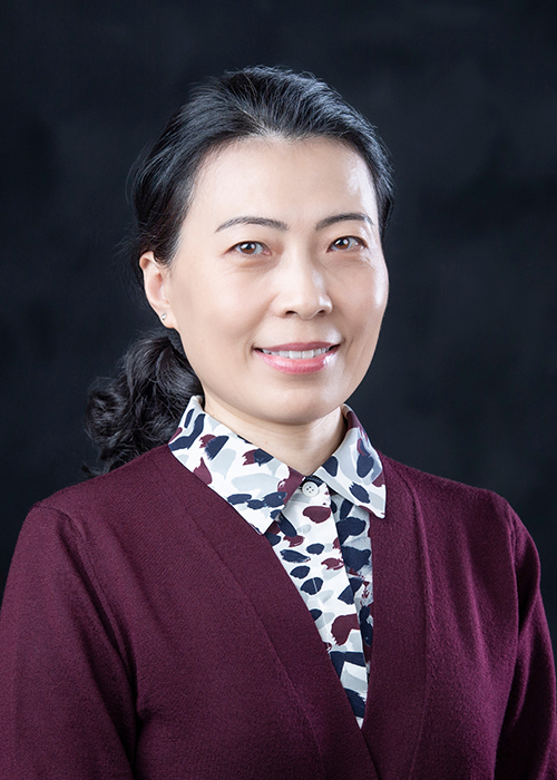 Studio portrait of Qian "Jenny" Du