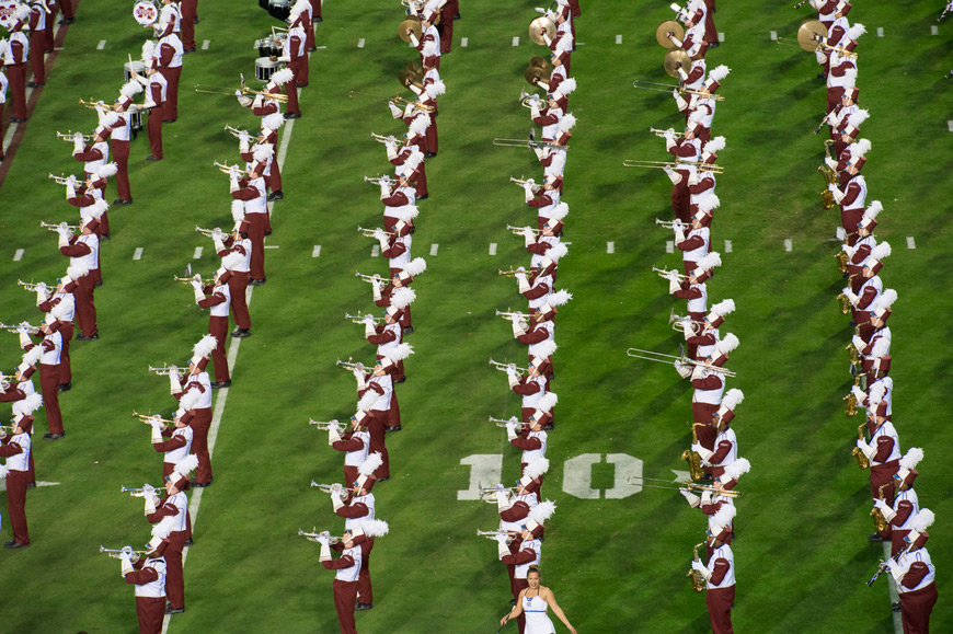 MSU's Famous Maroon Band (Photo by Megan Bean)