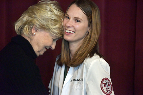 MSU-Meridian PA students receive their white coats