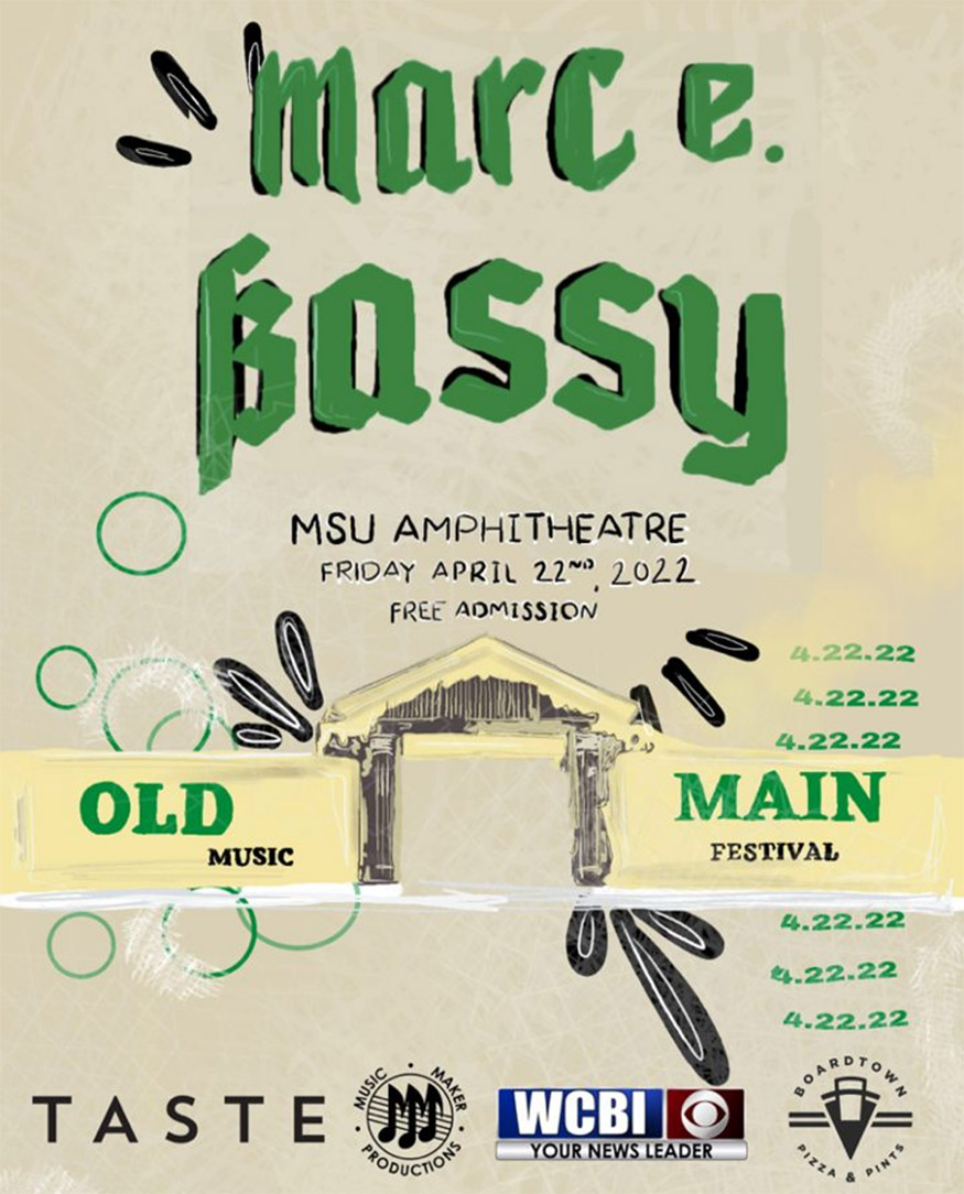 Old Main Music Festival promotional poster