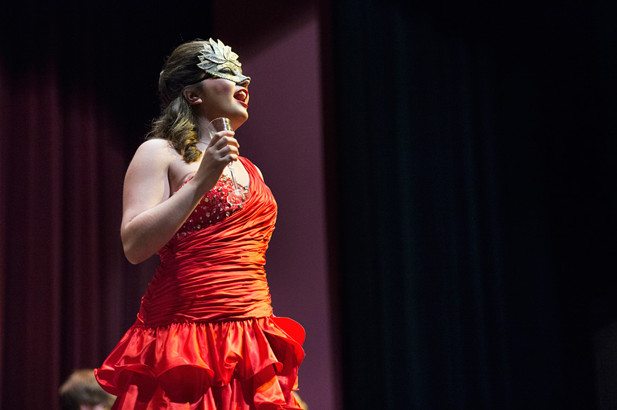 Mississippi State senior Corinne D. “Cori” Reece, a music/vocal major from Aberdeen, will be among performers this weekend at an Opera Workshop performance in downtown Starkville. (Photo by Megan Bean)