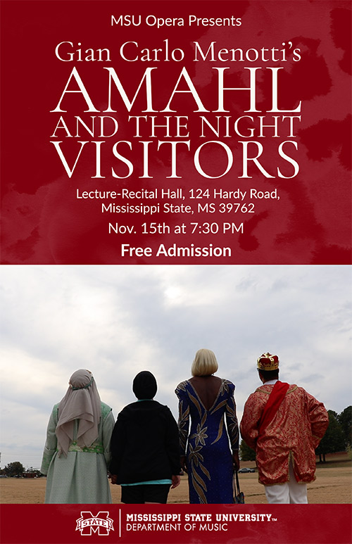"Amahl and the Night Visitors" promotional poster