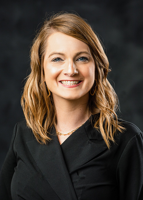 Studio portrait of Christina Reynolds