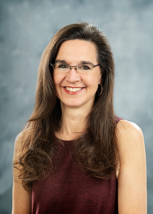 Studio portrait of Rebecca Robichaux-Davis