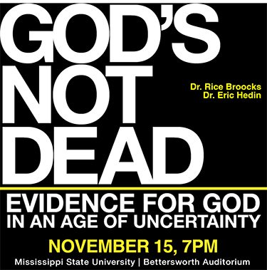 God's Not Dead event promotional graphic