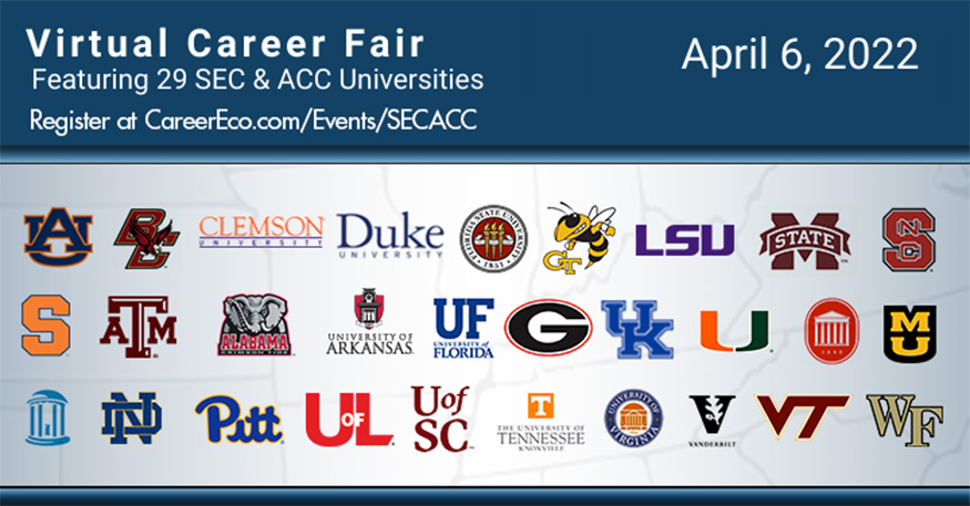 Virtual Career Fair Flier