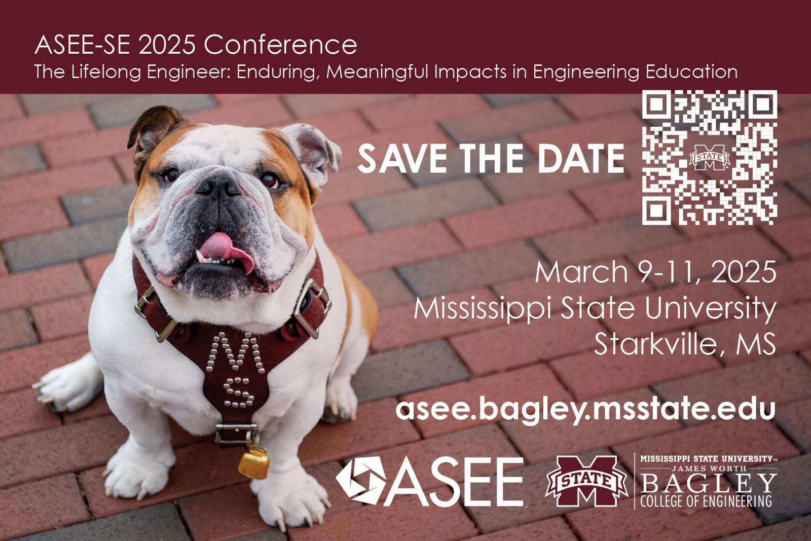 The 2025 American Society for Engineering Education Southeastern Section Annual Conference, hosted by the Mississippi State’s Bagley College of Engineering, will bring together educators and students from across the region to engage in meaningful discussions on the future of engineering education.