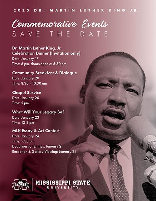 MLK Jr. Day activities graphic
