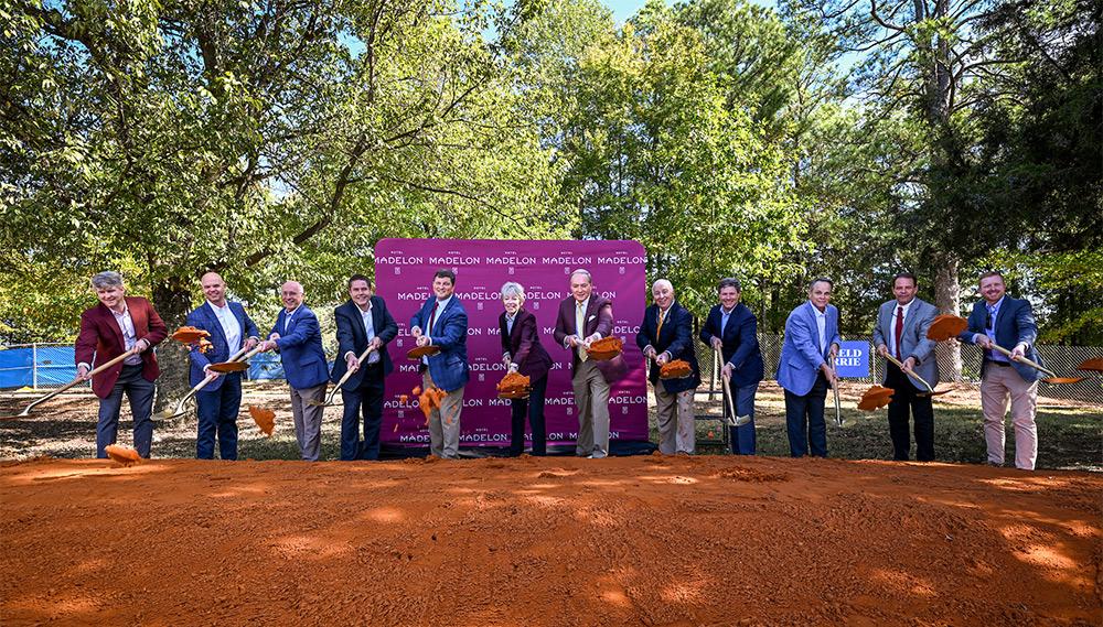 MSU leaders celebrate Hotel Madelon's groundbreaking