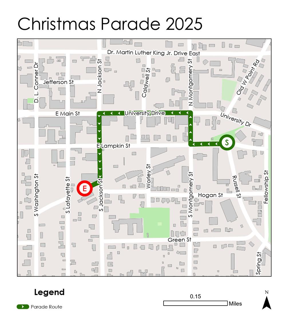 Parade map.