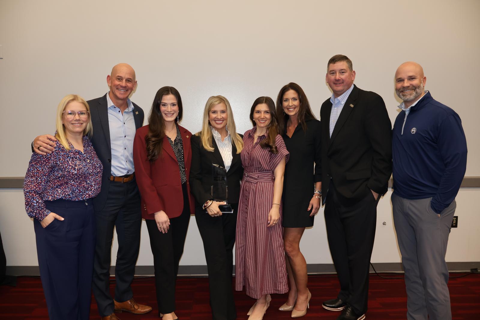 MSU and Affinity Licensing representatives accepted the ICLA Synergy Award recently at the organization’s Winter Symposium in Las Vegas, Nevada.