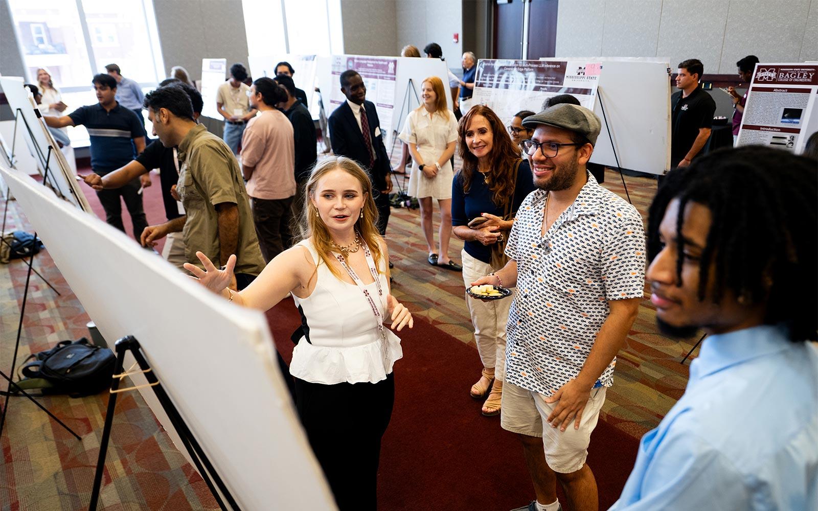 Students present research during the Undergraduate Research Symposium