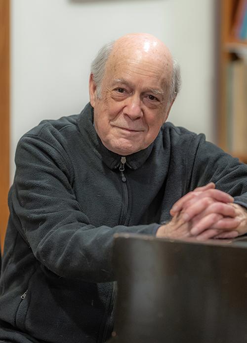 A portrait of Victor Rosenbaum.