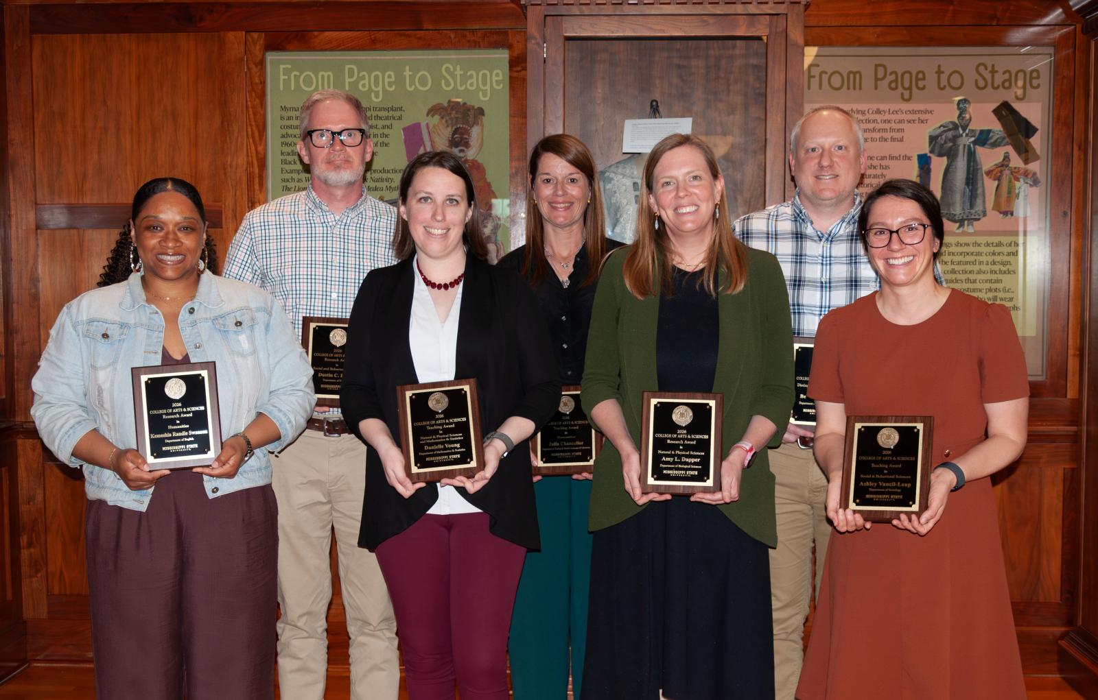 group of MSU faculty for spring awards