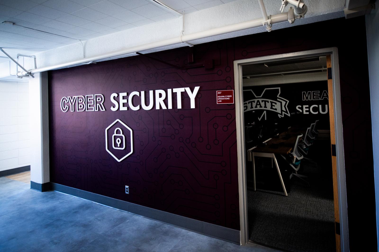 Photo of MSU's Cybersecurity classroom