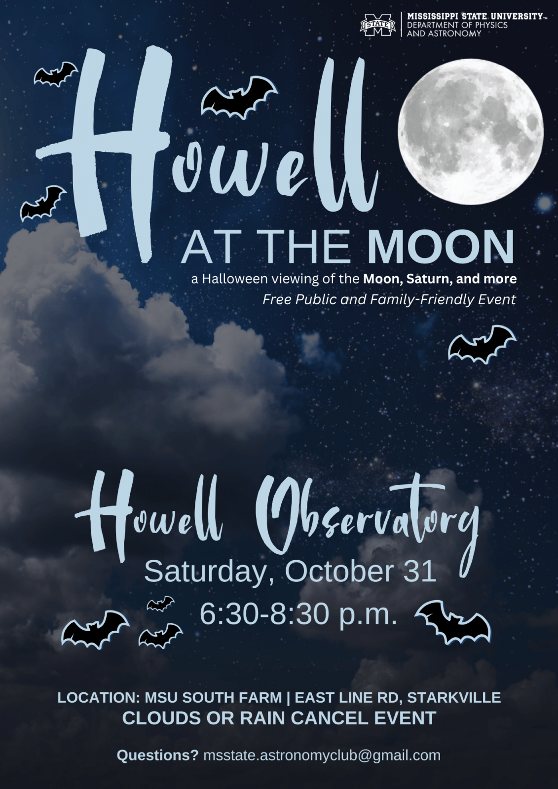Howell at the Moon poster