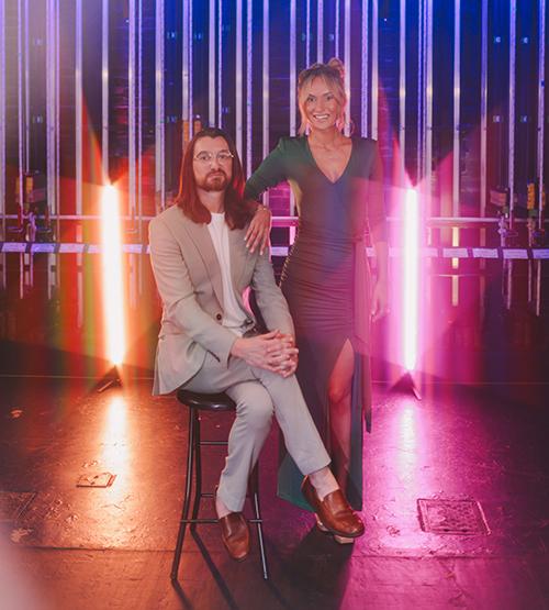 Native Mississippi comedians Landon Bryant, left, and Mary Ryan Brown bring their widely popular “Southern Nights Comedy Tour” to MSU for a January Lyceum Series event full of colorful, true-to-life humor.